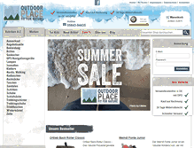 Tablet Screenshot of outdoorplace.de
